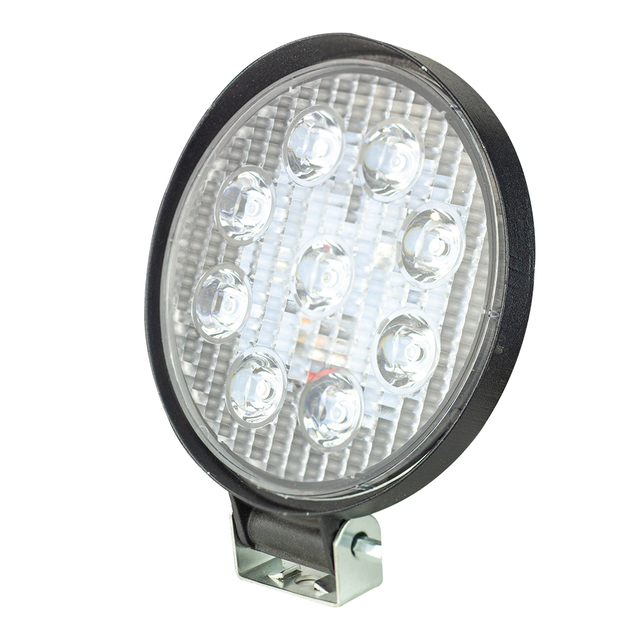 Farol Auxiliar Redondo Fg01-27w-r R8 9 Led - Jr8 Farol Auxiliar Redondo Fg01-27w-r R8 9 Led - Jr8