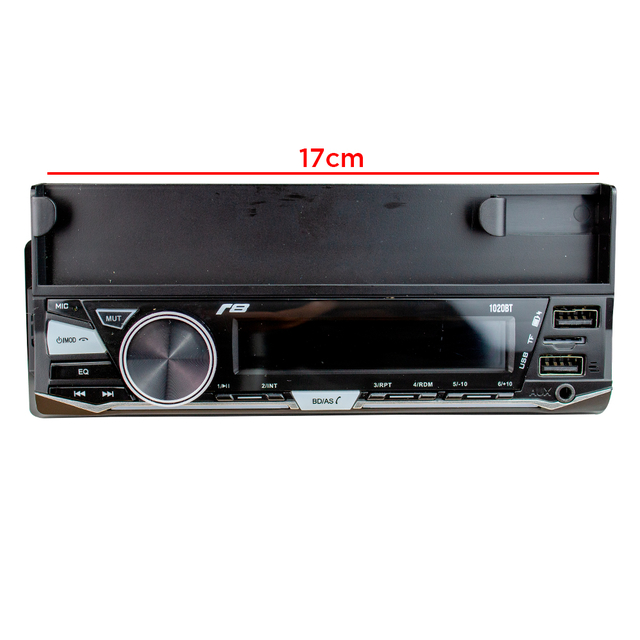 Rádio Automotivo Bluetooth USB C/Suporte Celular JR8 Rádio Automotivo Bluetooth USB C/Suporte Celular JR8