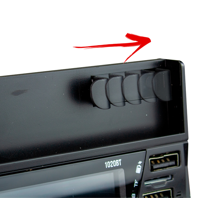Rádio Automotivo Bluetooth USB C/Suporte Celular JR8 Rádio Automotivo Bluetooth USB C/Suporte Celular JR8
