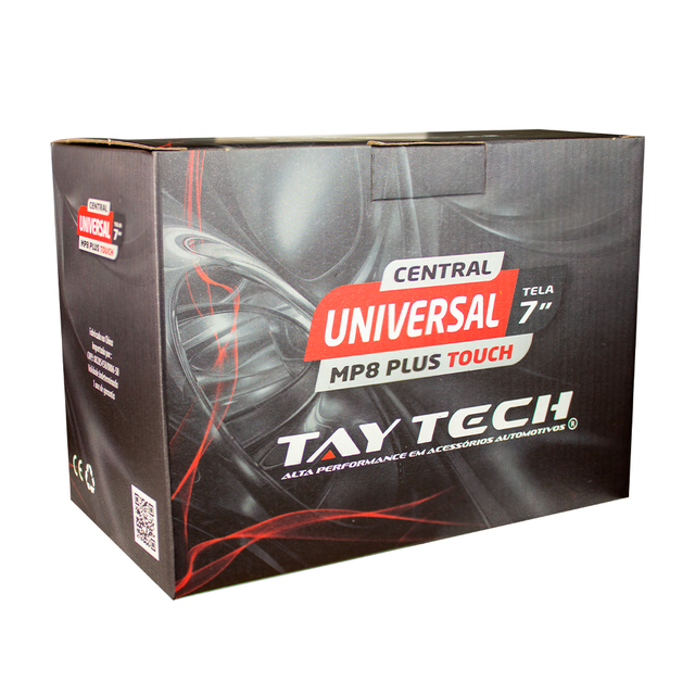 Central Multimídia MP8 Plus Full Touch - Tay Tech 7" Polegadas